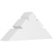 Ekena Millwork Saratoga Architectural Grade PVC Gable Bracket, 36"W x 15"H x 6"D x 6"F, 10/12 Pitch GBP036X15X0606SAR00 - alternate 1